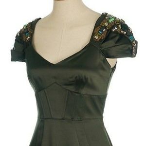 Evening cocktail midi strass dress Karen Millen